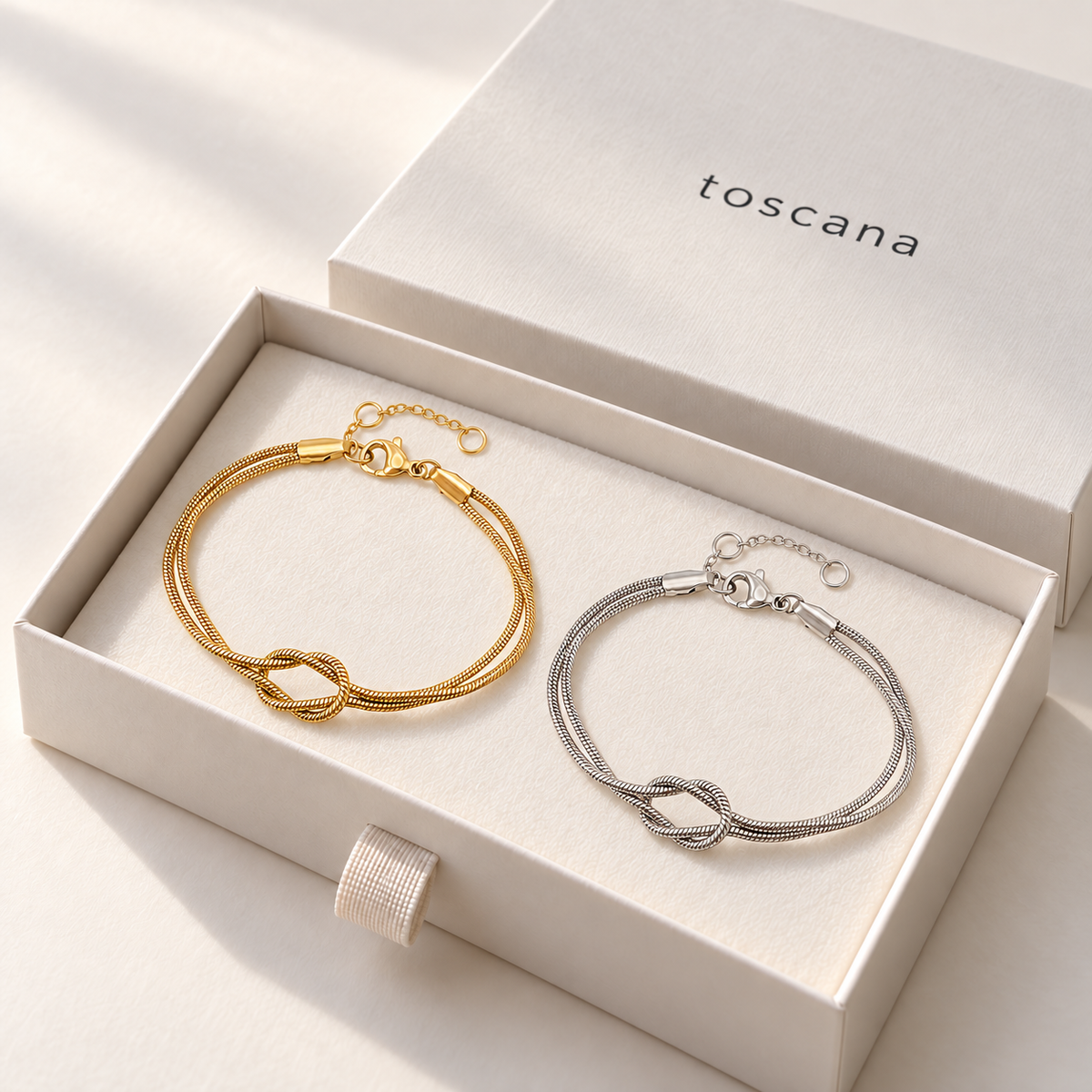 Pulsera nudo eterno – Un regalo para tu pareja, amiga o familiar