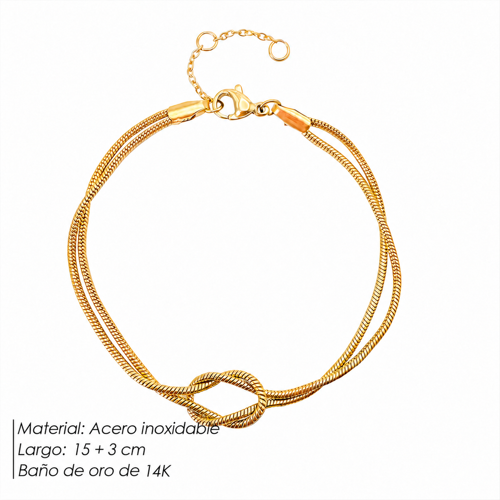 Pulsera nudo eterno – Un regalo para tu pareja, amiga o familiar