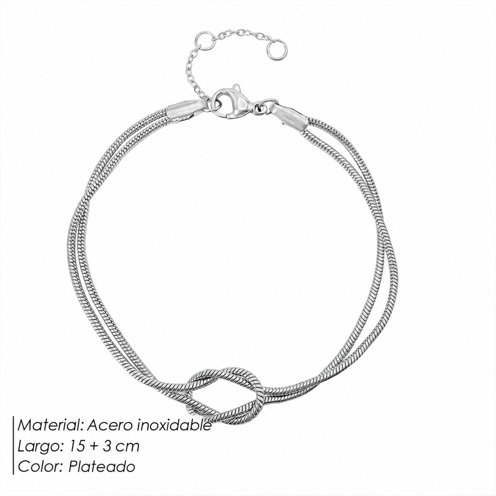 Pulsera nudo eterno – Un regalo para tu pareja, amiga o familiar